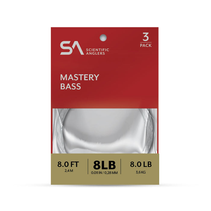 Scientific Anglers Mastery Bass Leaders 3-pack