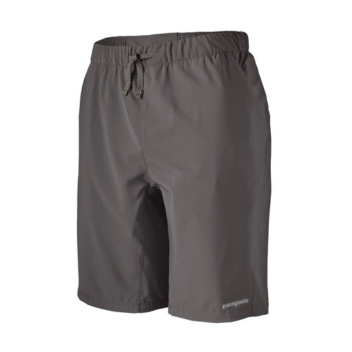 Patagonia Mens Terrebonne Shorts in Forge Grey technical hiking and trail running shorts front view