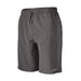 Patagonia Mens Terrebonne Shorts in Forge Grey technical hiking and trail running shorts front view