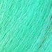 A close-up view of Hareline Pastel Northern Bucktail in Pastel Minnow Blue #234, showing long, straight natural deer hair dyed in a soft, glowing ice-blue shade.