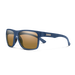 Suncloud Rambler polarized sunglasses in matte crystal denim frame with brown lenses.