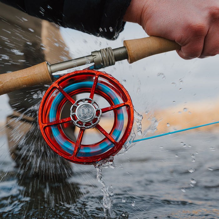 Ross Evolution R Salt 7/8 Fly Reel - Crimson Red