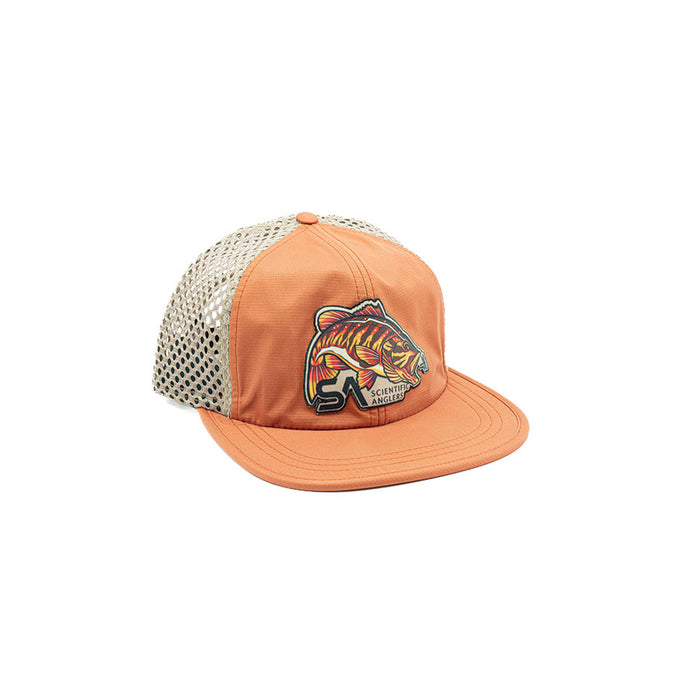 SA Hat: Quick Dry Packable Smallmouth Burnt Orange/Tan