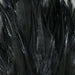Hareline Strung Chinese Saddle Hackle 5-7 inch feathers in classic Black built for palmering down the hook shank of classic Woolly Buggers