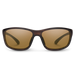 Suncloud Sentry polarized sunglasses in matte burnished brown frame with brown lenses.