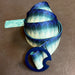 Silver and blue Tarpon scale pattern DRIFT Reversible Wading Belt designed for saltwater and outdoor use.