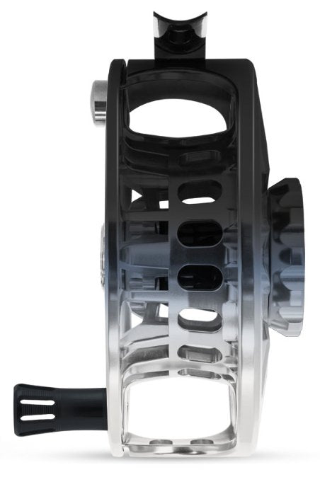 abel sdf fly reels Abel SDF 5/6 Ported Fly Reel - Black Platinum Fade - Black Handle