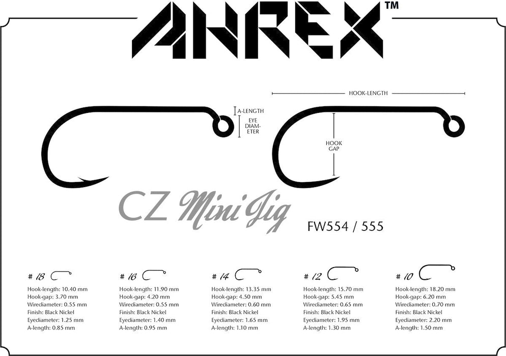 Ahrex - CZ Mini Jig Barbed - (24pk)