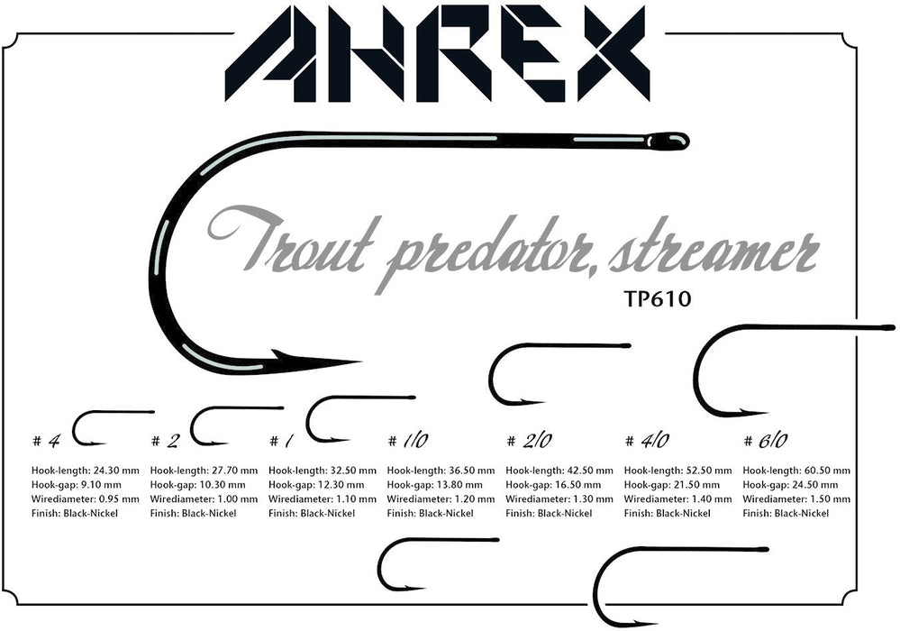 Ahrex - TP610 Trout Predator Streamer - (12pk)