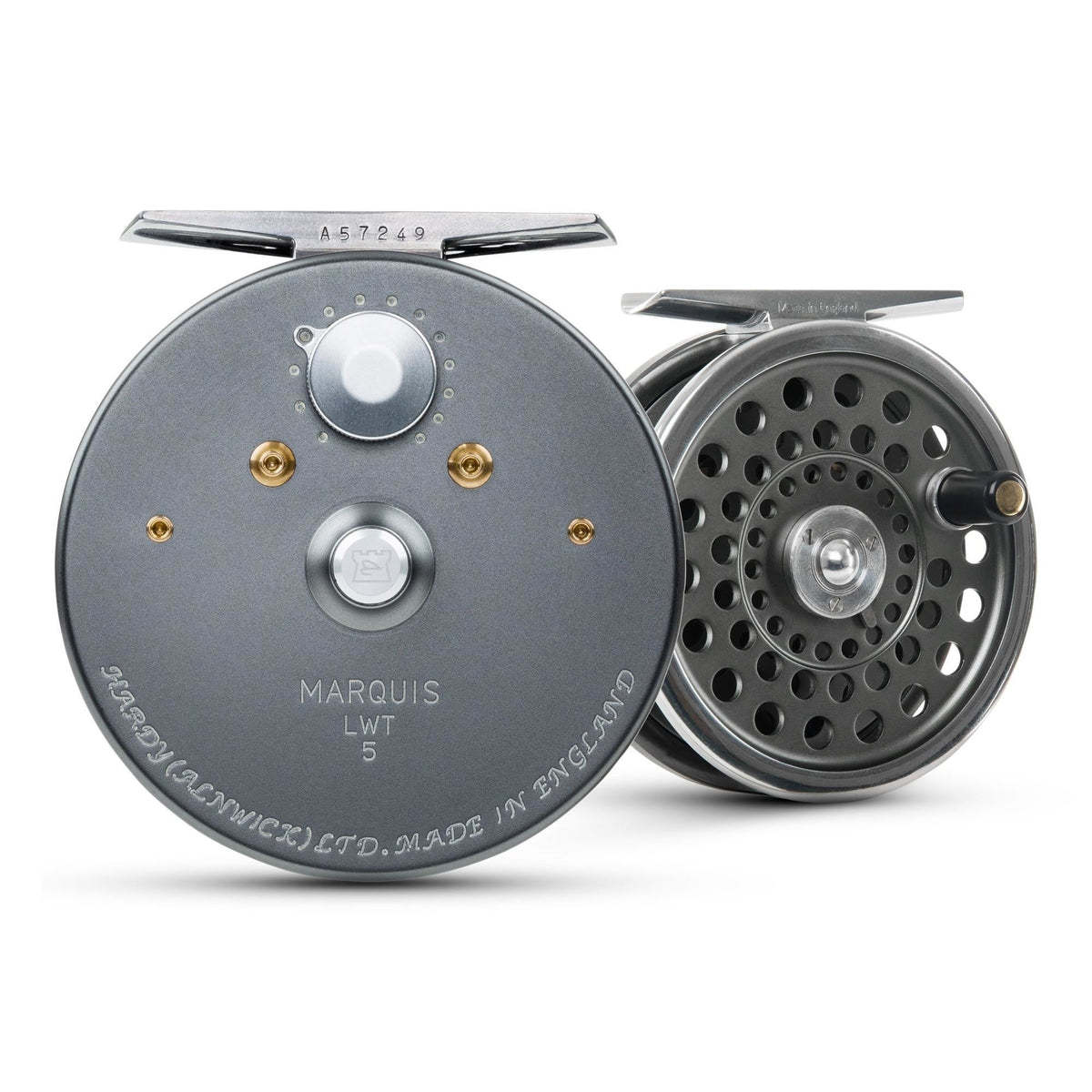 Hardy Marquis #4 fly reel, Rio Gold #4 line and Hardy case