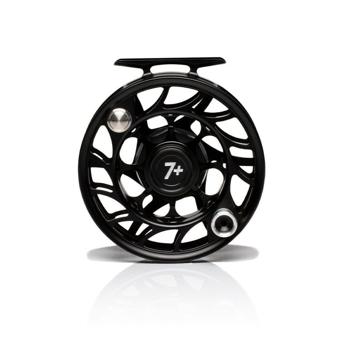 Hatch Iconic 7 Plus Large Arbor Fly Reel - Black/Silver