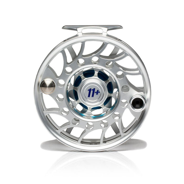 Hatch Iconic 11 Plus Mid Arbor Fly Reel - Clear/Blue