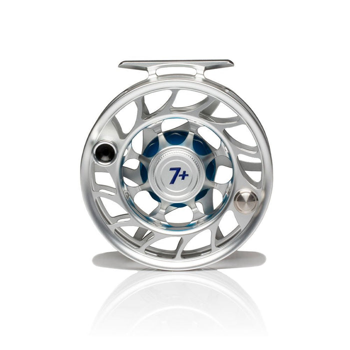 Hatch Iconic 7 Plus Large Arbor Fly Reel - Clear/Blue
