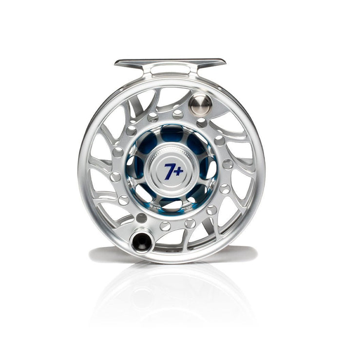 Hatch Iconic 7 Plus Mid Arbor Fly Reel - Clear/Blue