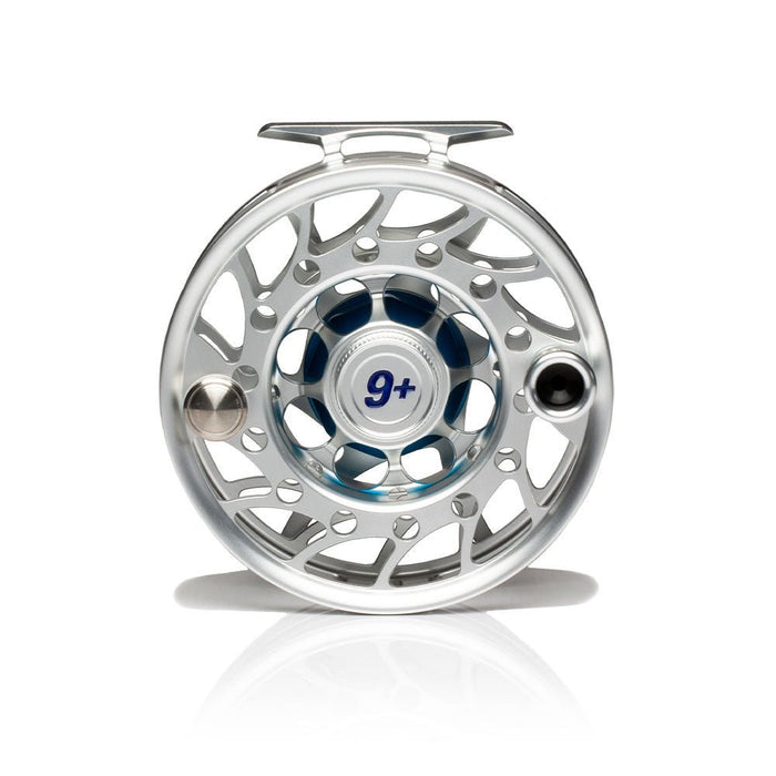 Hatch Iconic 9 Plus Mid Arbor Fly Reel - Clear/Blue