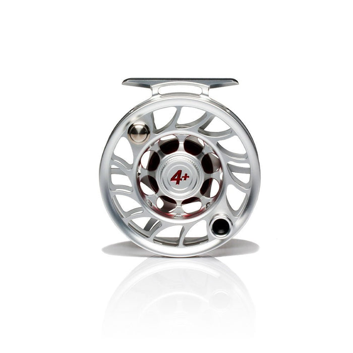 Hatch Iconic 4 Plus Large Arbor Fly Reel - Clear/Red