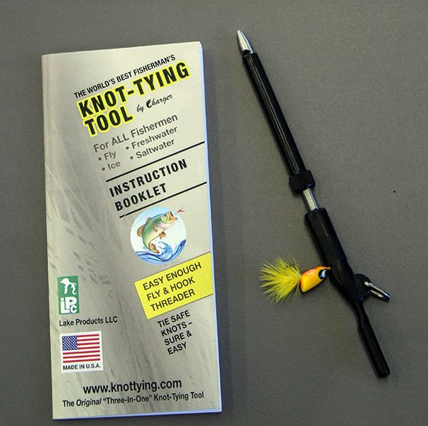 Knot Tying - 3 in 1 Knot-Tying Tool - Black
