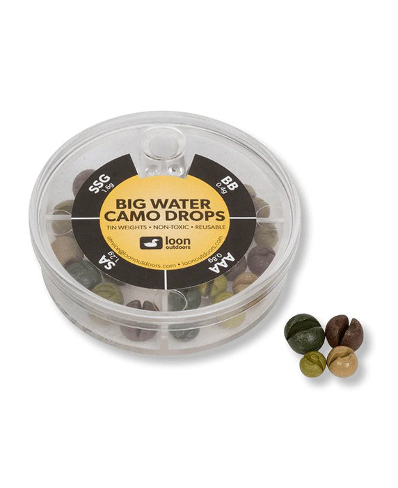 Loon Outdoors Camo Drops - Big Water - 4 division split shot