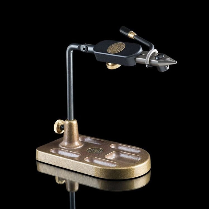 Regal - Medallion - Vise With Stainless Steel Jaws And Bronze Pocket Base