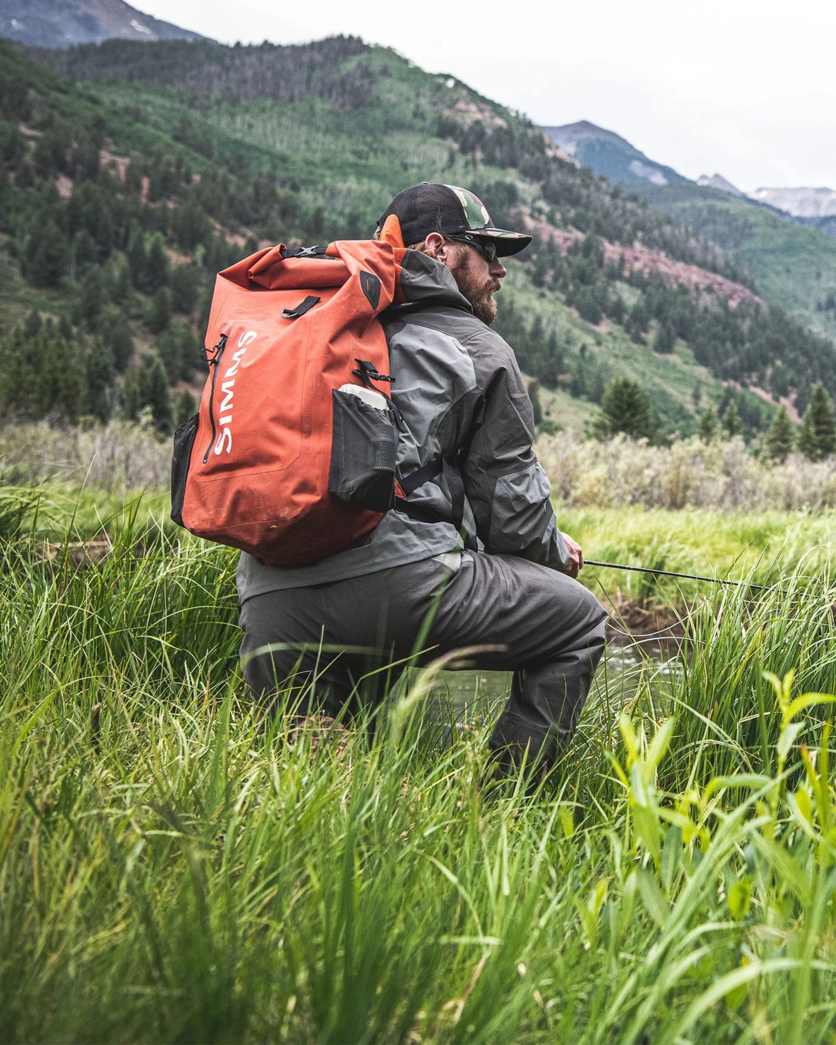 Simms Dry Creek Roll Top Backpack — Golden Fly Shop